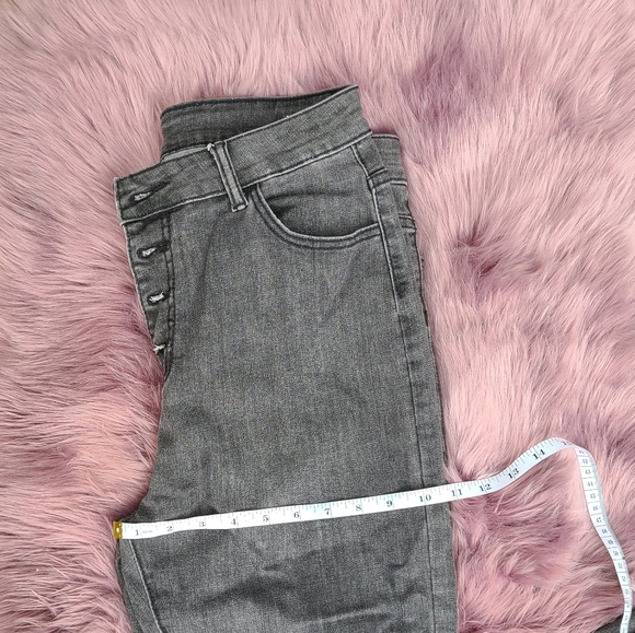 Shein Black High Waisted Distressed Skinny (L)8/10 - Picture 4 of 7